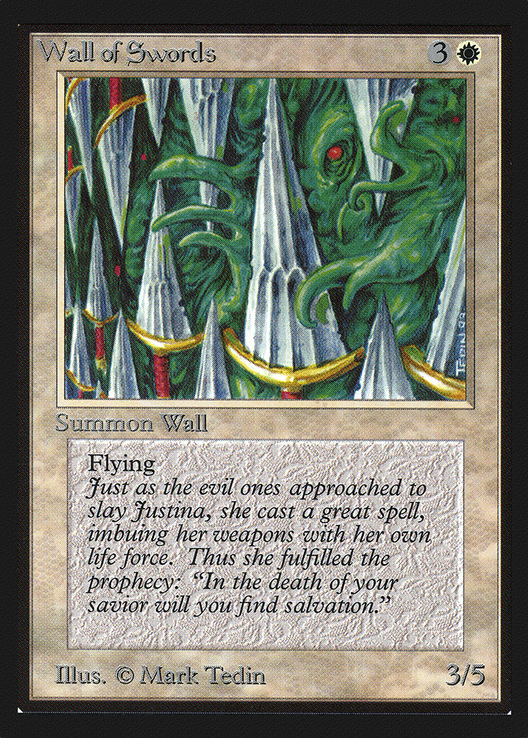 Wall of Swords (IE) (IED-) - Intl. Collectors' Edition
