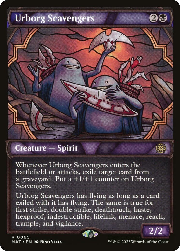Urborg Scavengers (Showcase) (MAT-065) - March of the Machine: The Aftermath: (Showcase) Foil