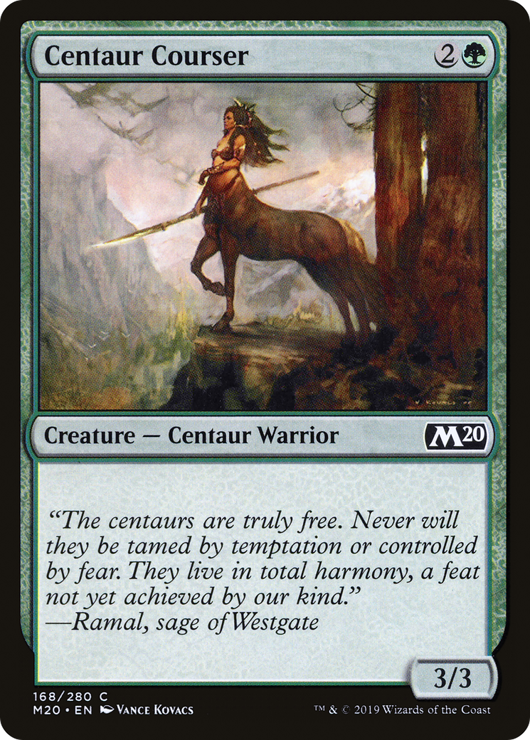 Centaur Courser (M20-168) - Core Set 2020 Foil