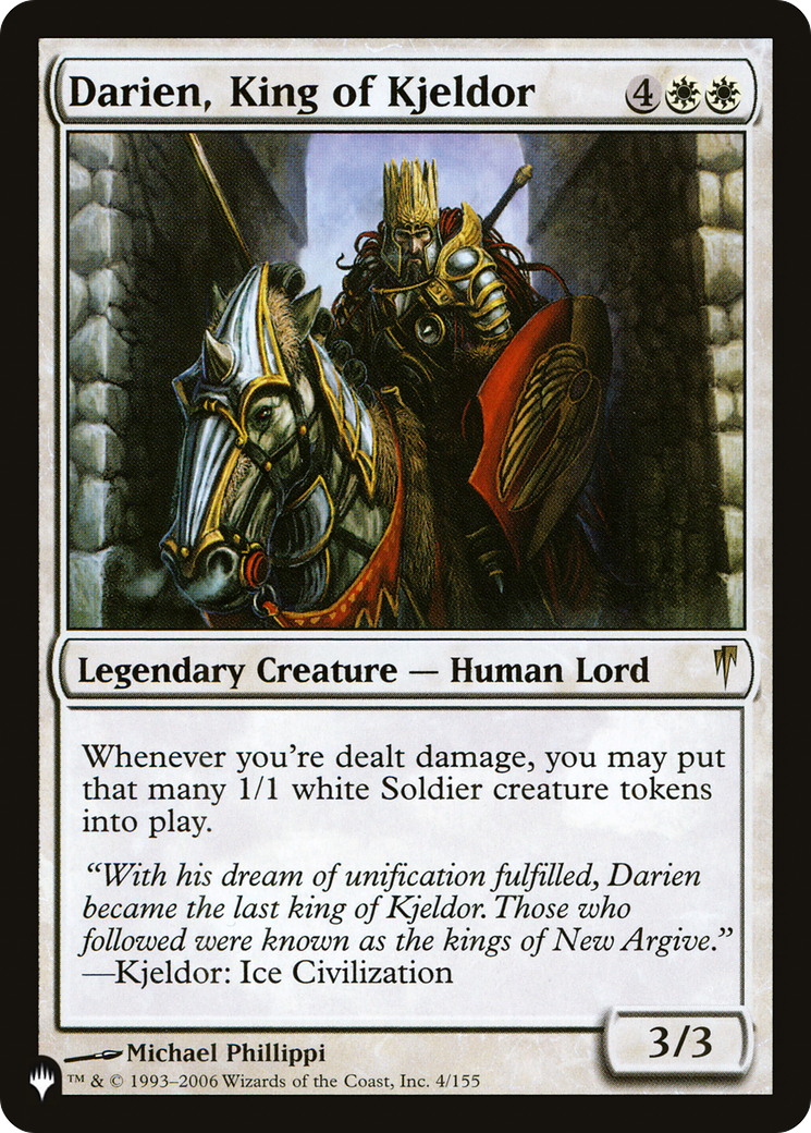 Darien, King of Kjeldor (LIST-4/155) - The List