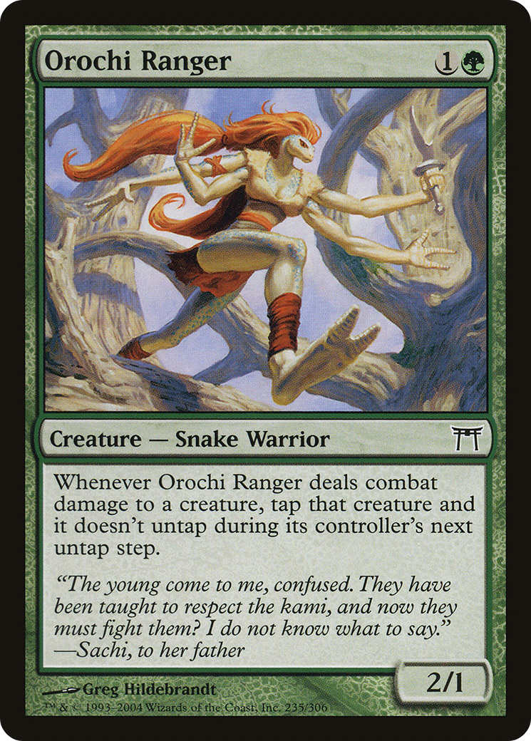 Orochi Ranger (CHK-235) - Champions of Kamigawa Foil