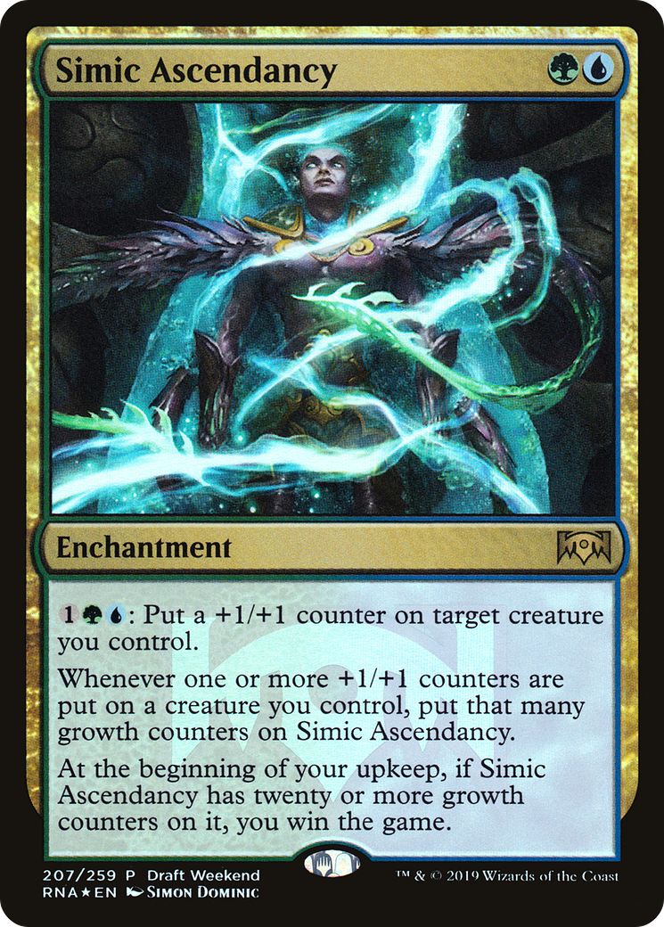 Simic Ascendancy (Draft Weekend) (LARP-207) - Ravnica Allegiance Promos Foil