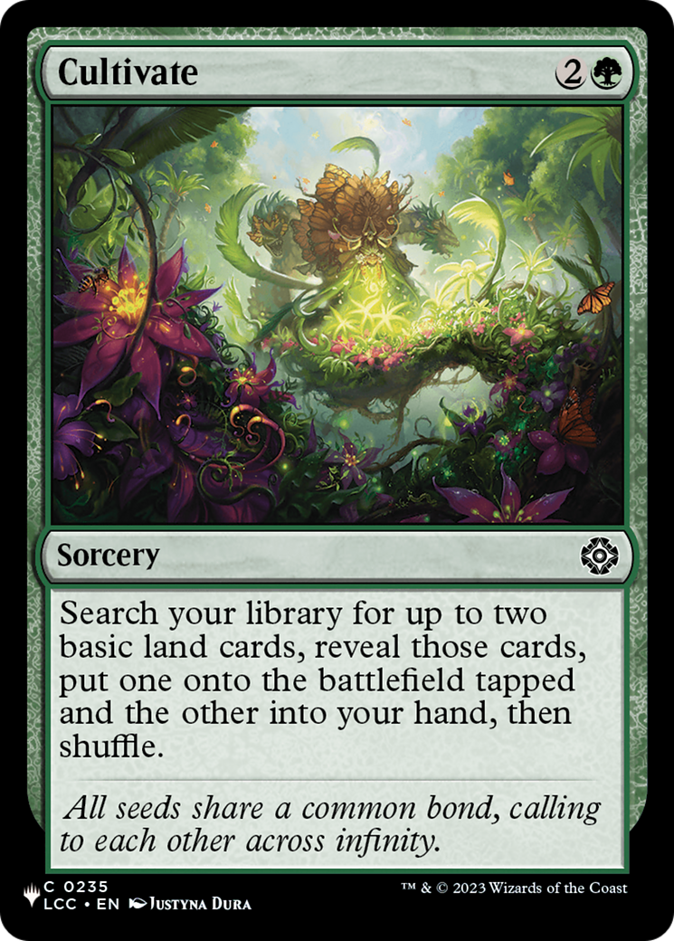 Cultivate (LCC) (LIST-235) - The List