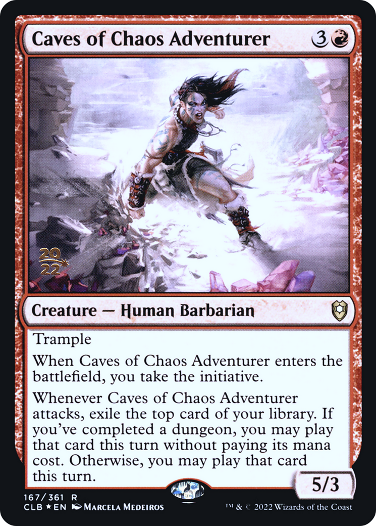 Caves of Chaos Adventurer (PRE-167) - Battle for Baldur's Gate Promos Foil