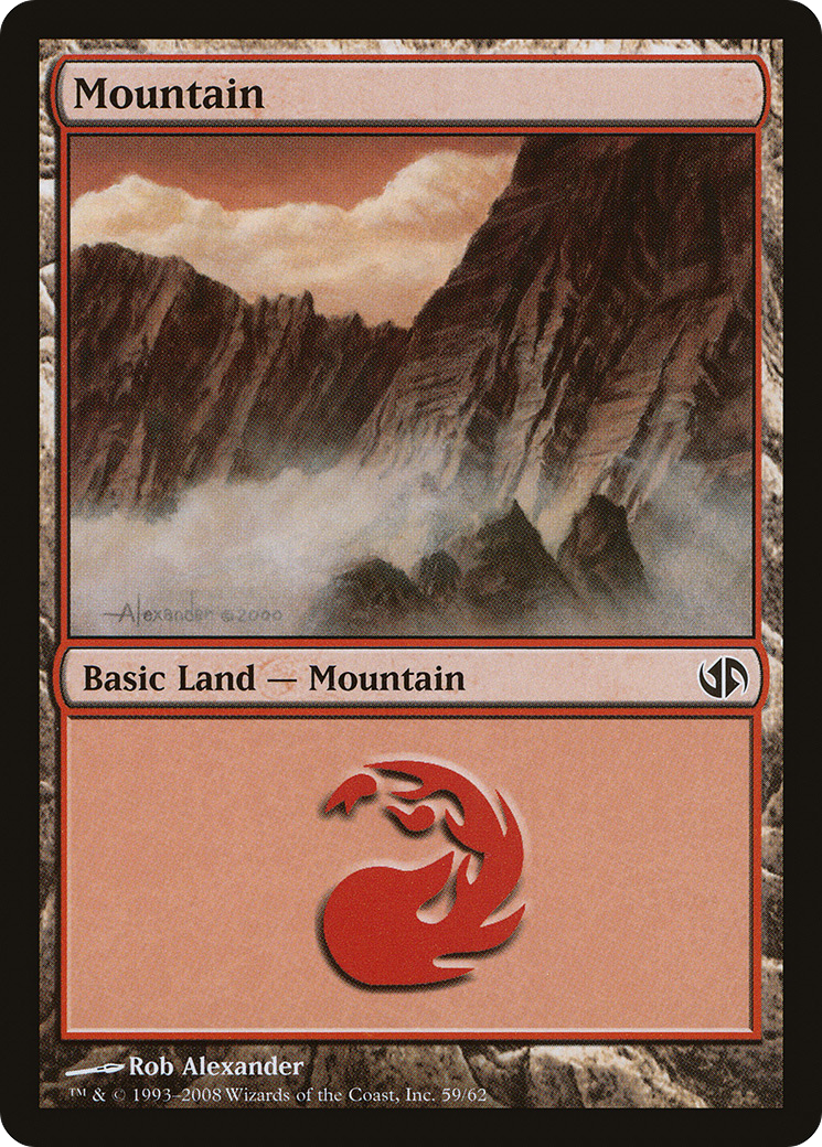Mountain (59) (DD2-059) - Duel Decks: Jace vs. Chandra