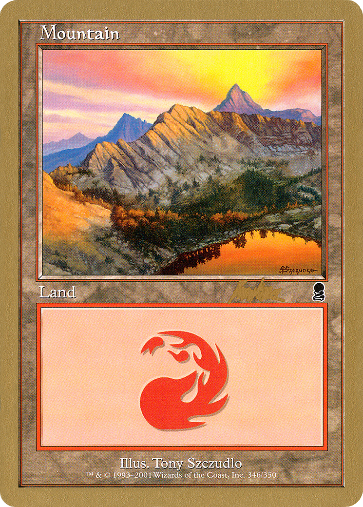Mountain (346) - 2002 Brian Kibler (ODY) (WCD-) - World Championship Decks 2002