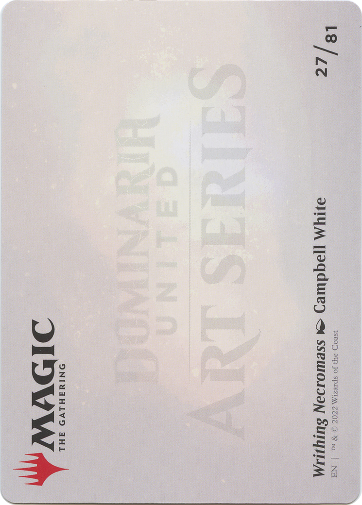 Writhing Necromass // Writhing Necromass (ADMU-027) - Dominaria United Art Series (Borderless)