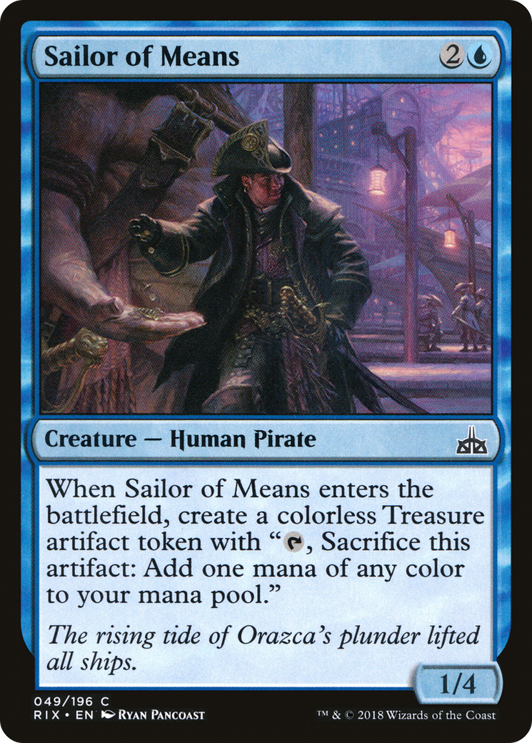 Sailor of Means (RIX-049) - Rivals of Ixalan Foil