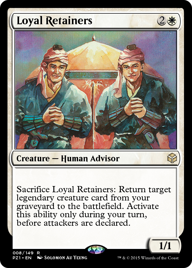 Loyal Retainers (PZ1-008) - Legendary Cube Prize Pack