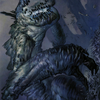 Necrogoyf // Necrogoyf (AMH2-031) - Modern Horizons 2 Art Series (Borderless)
