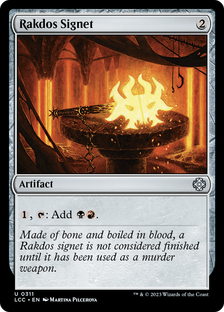 Rakdos Signet (LCC-311) - The Lost Caverns of Ixalan Commander