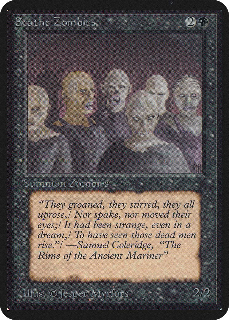 Scathe Zombies (LEA-) - Limited Edition Alpha