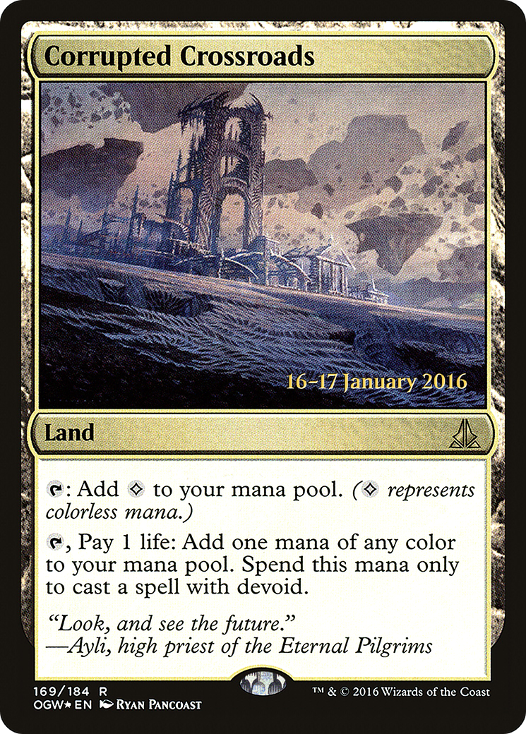 Corrupted Crossroads (PRE-169) - Oath of the Gatewatch Promos Foil