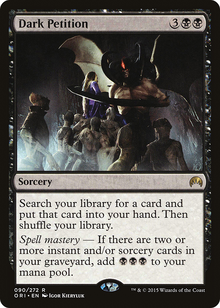 Dark Petition (ORI-090) - Magic Origins Foil