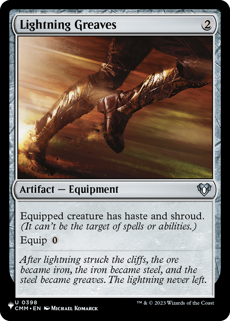 Lightning Greaves (CMM) (LIST-0398) - The List