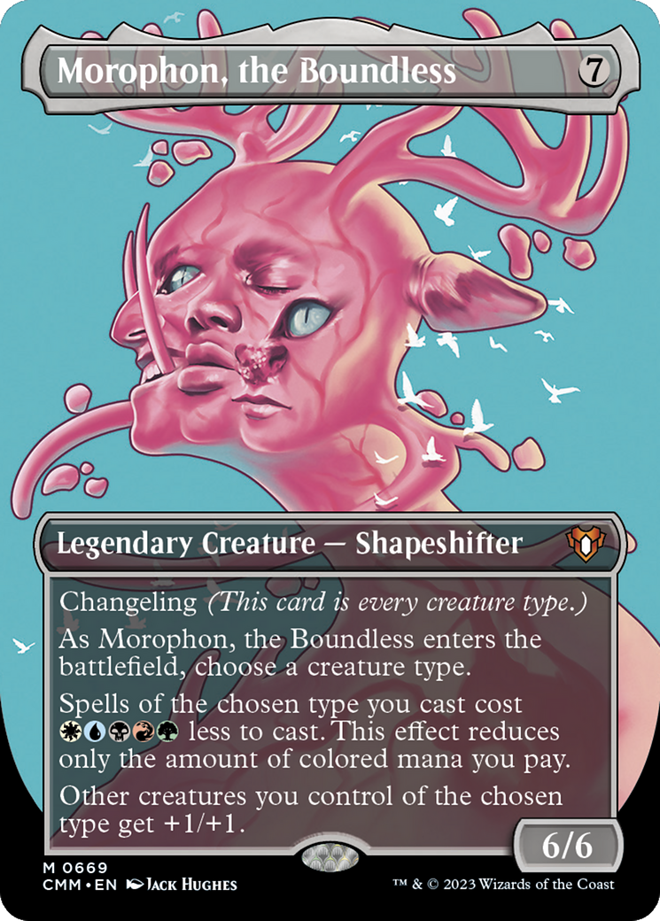 Morophon, the Boundless (Borderless) (CMM-669) - Commander Masters (Borderless) Foil