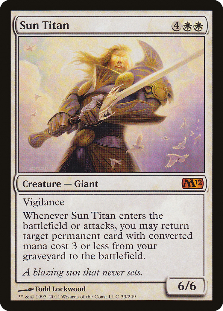 Sun Titan (M12-039) - Magic 2012 Foil