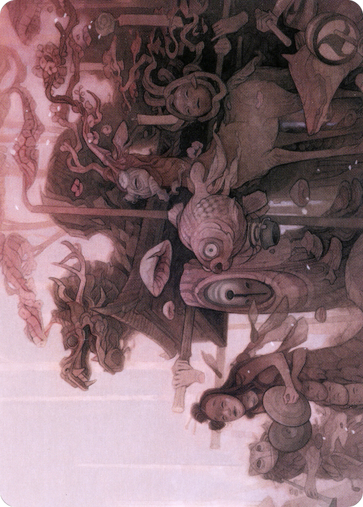 March of Burgeoning Life // March of Burgeoning Life (ANEO-029) - Neon Dynasty Art Series (Borderless)