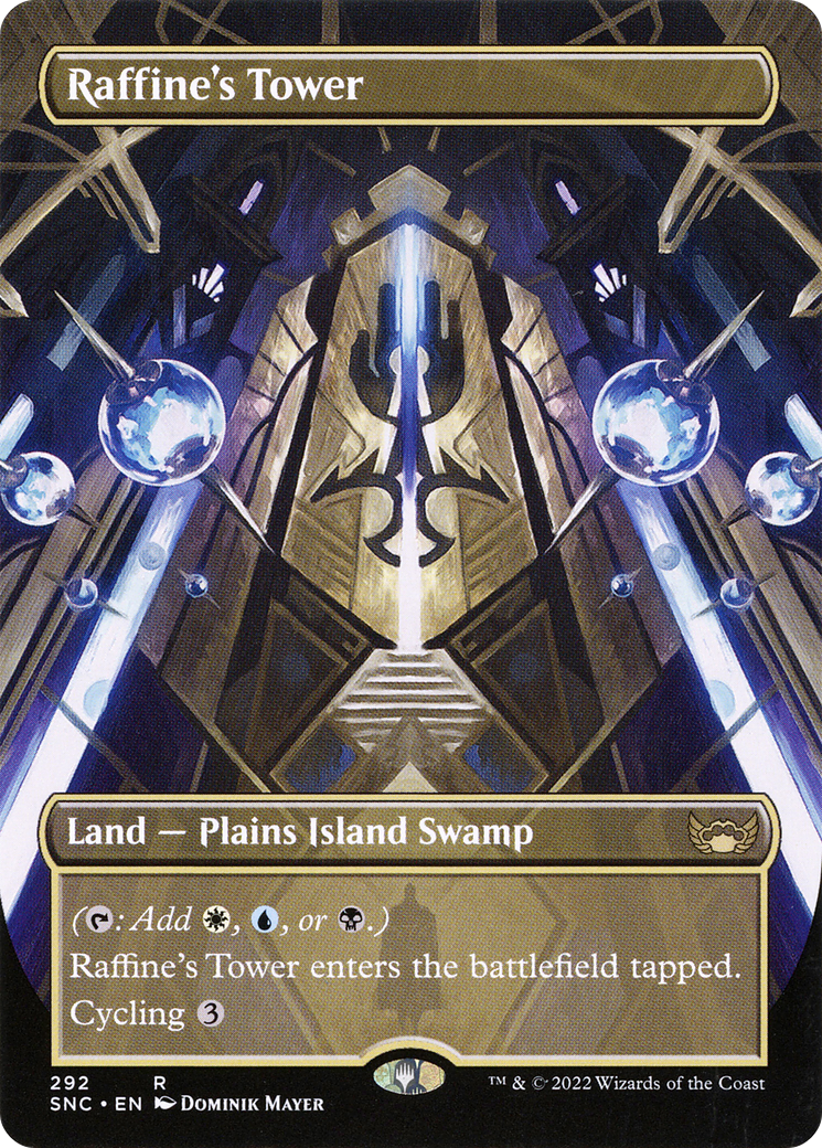 Raffine's Tower (Borderless) (SNC-292) - Streets of New Capenna (Borderless) Foil
