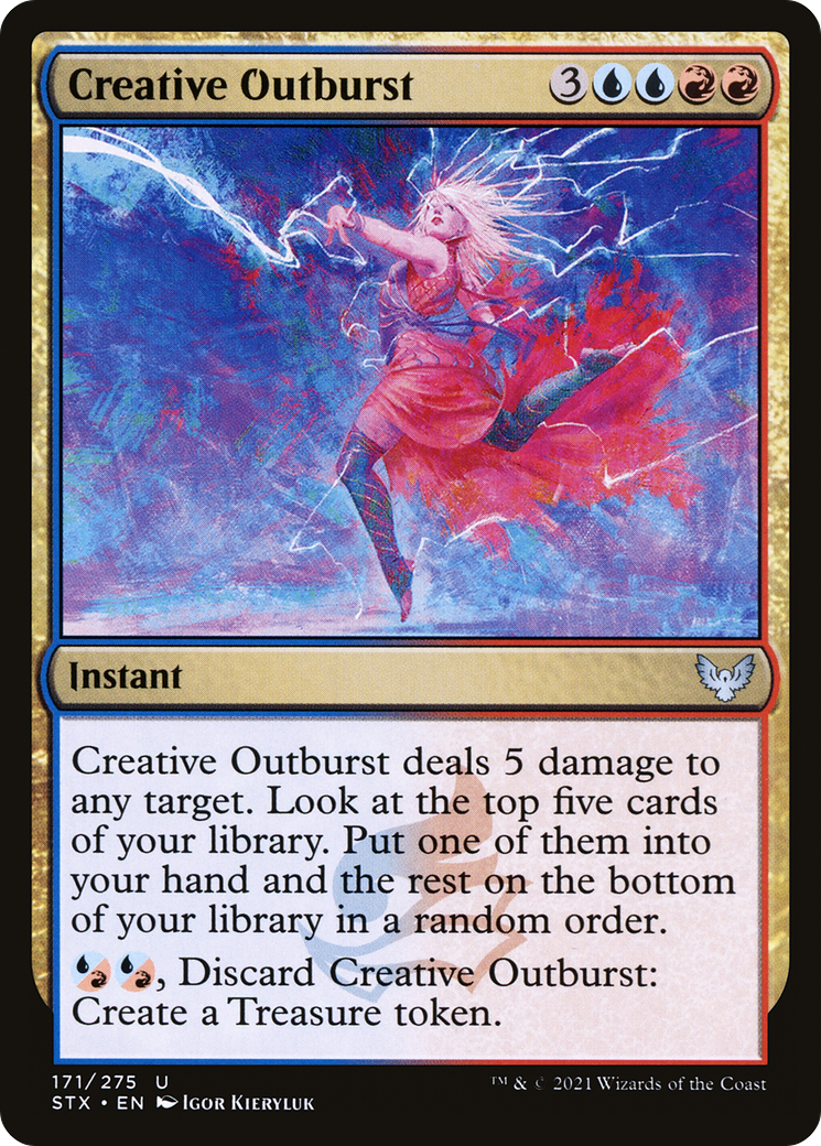 Creative Outburst (STX-171) - Strixhaven: School of Mages Foil