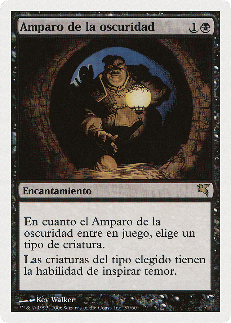 Cover of Darkness (Spanish) - "Amparo de la oscuridad" (PSAL-D37) - Salvat 2005