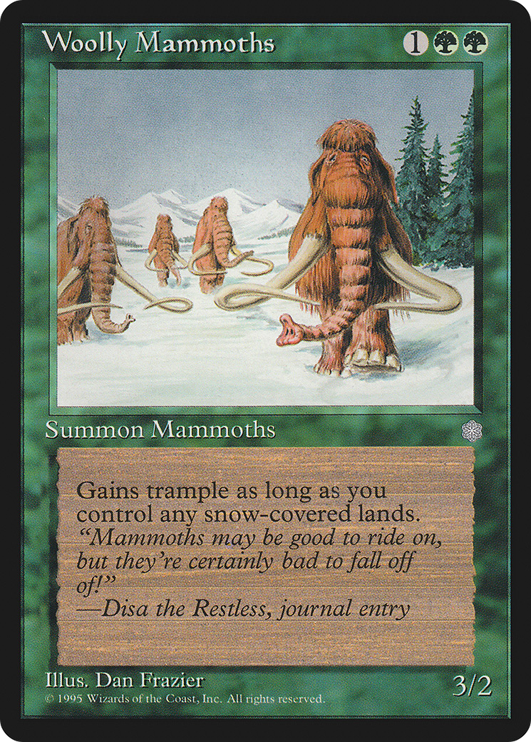 Woolly Mammoths (ICE-) - Ice Age