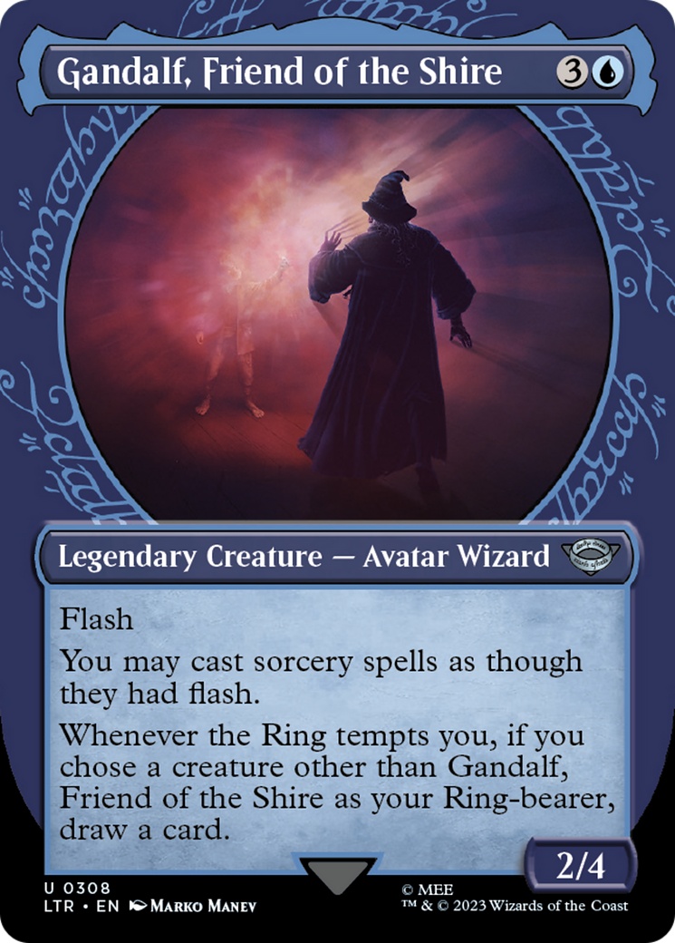 Gandalf, Friend of the Shire (Showcase) (LTR-308) - The Lord of the Rings: Tales of Middle-earth: (Showcase) (Borderless)