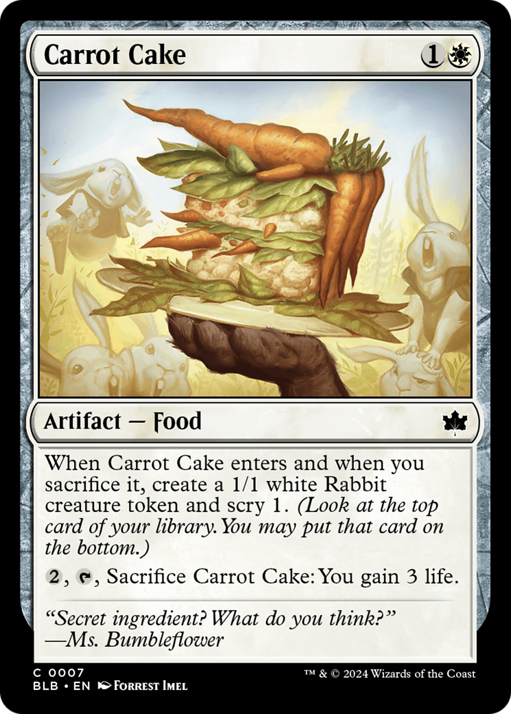 Carrot Cake (BLB-007) - Bloomburrow Foil