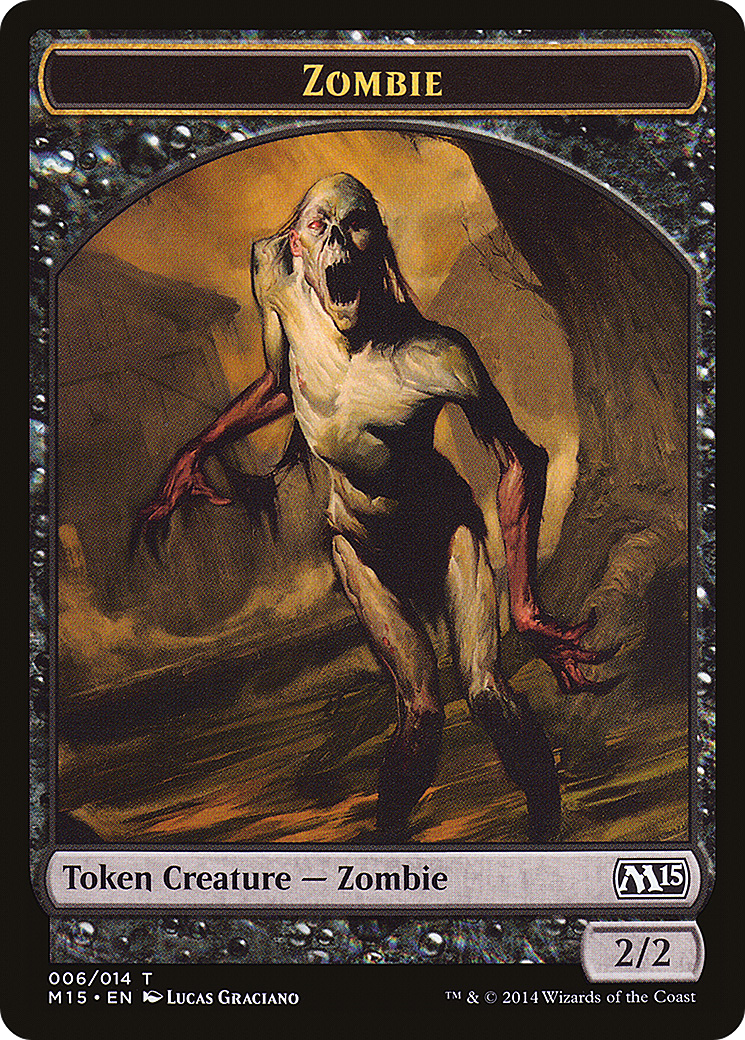 Zombie Token (M15-006) - Magic 2015 Tokens