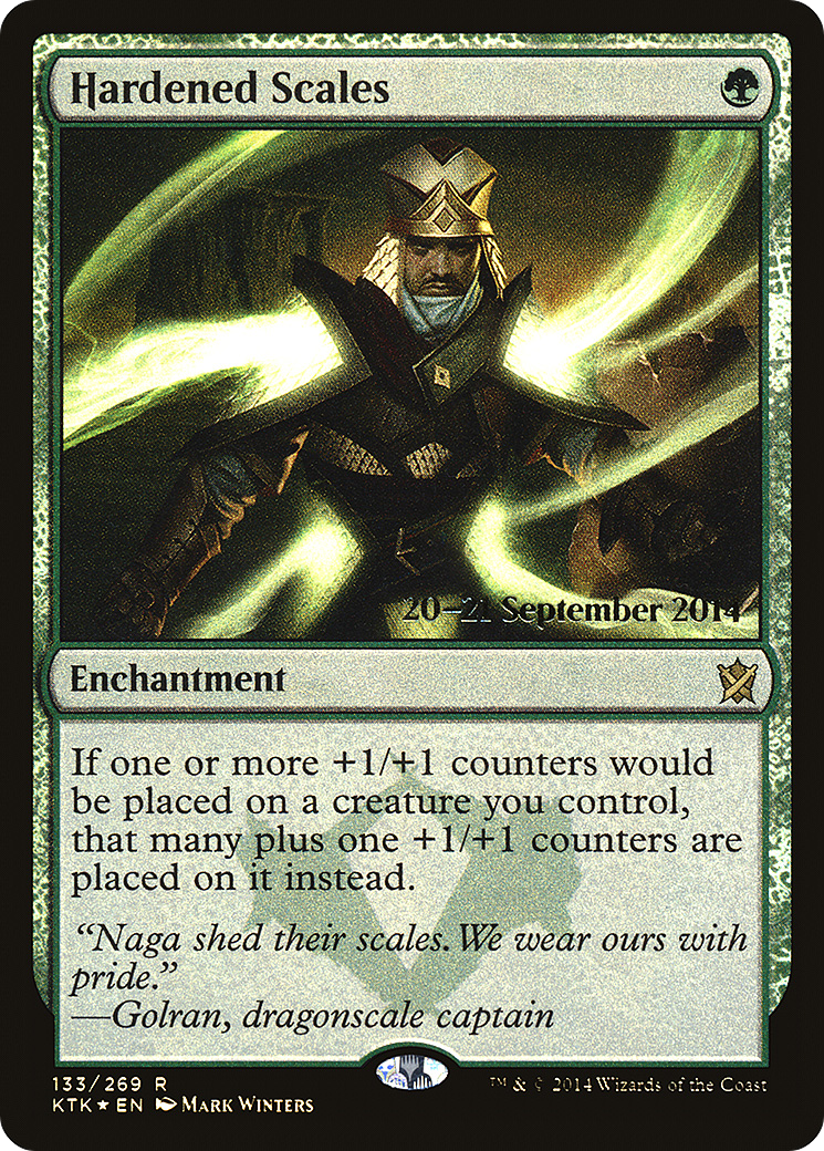 Hardened Scales (PRE-133) - Khans of Tarkir Promos Foil