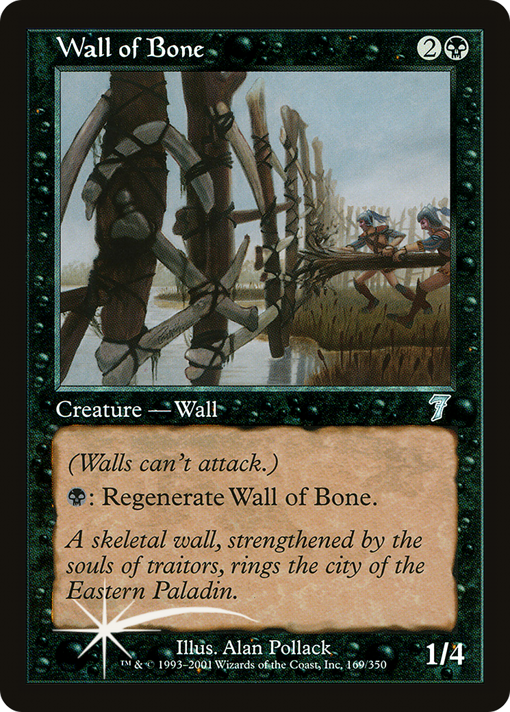 Wall of Bone (7ED-169) - 7th Edition