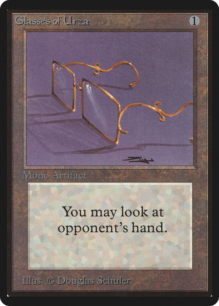 Glasses of Urza (LEB-) - Limited Edition Beta