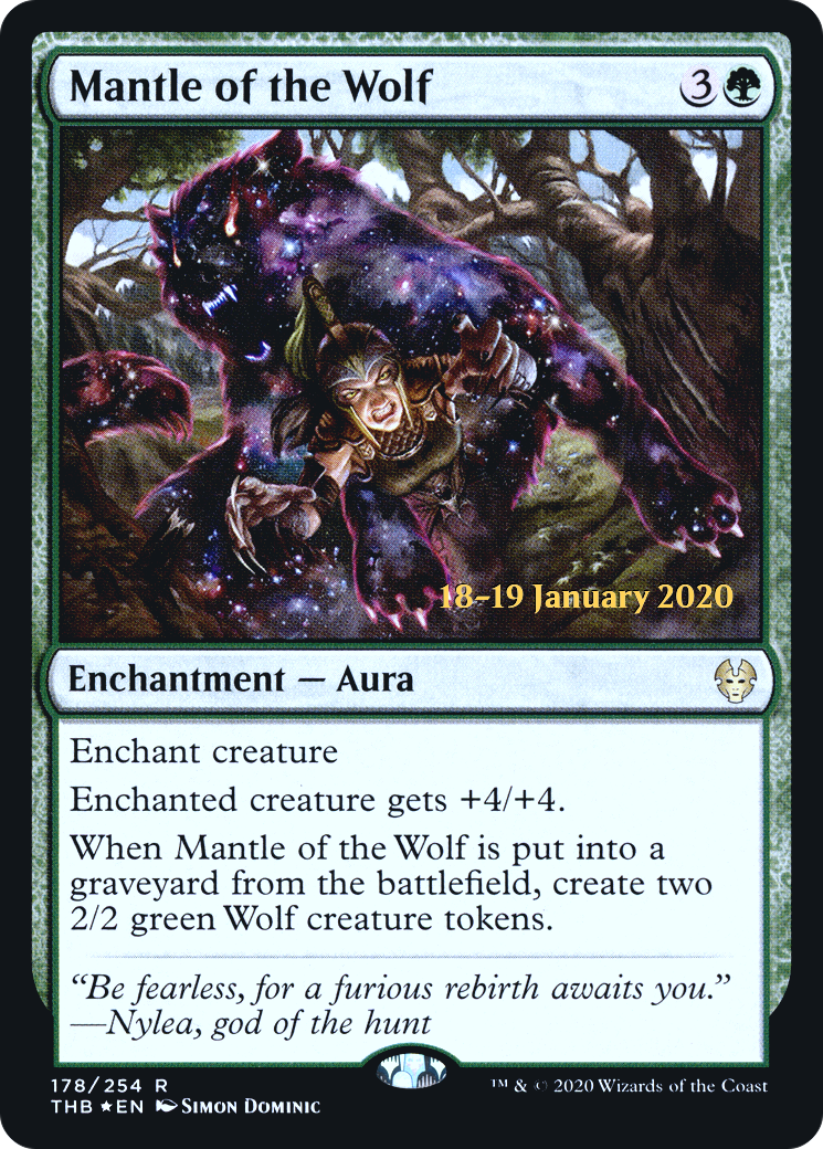 Mantle of the Wolf (PRE-178) - Theros Beyond Death Promos Foil