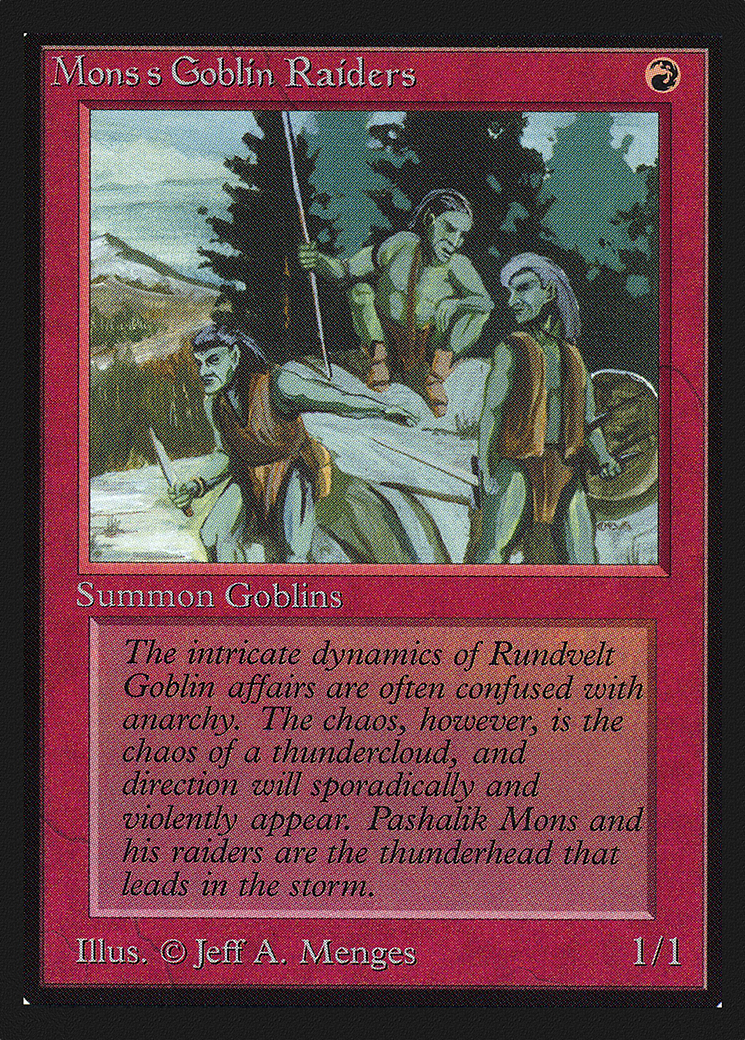 Mons's Goblin Raiders (CE) (CED-) - Collectors' Edition
