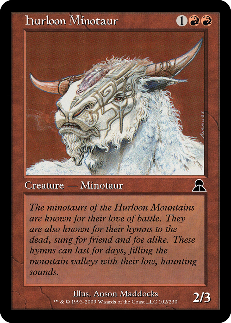 Hurloon Minotaur (ME3-102) - Masters Edition III Foil
