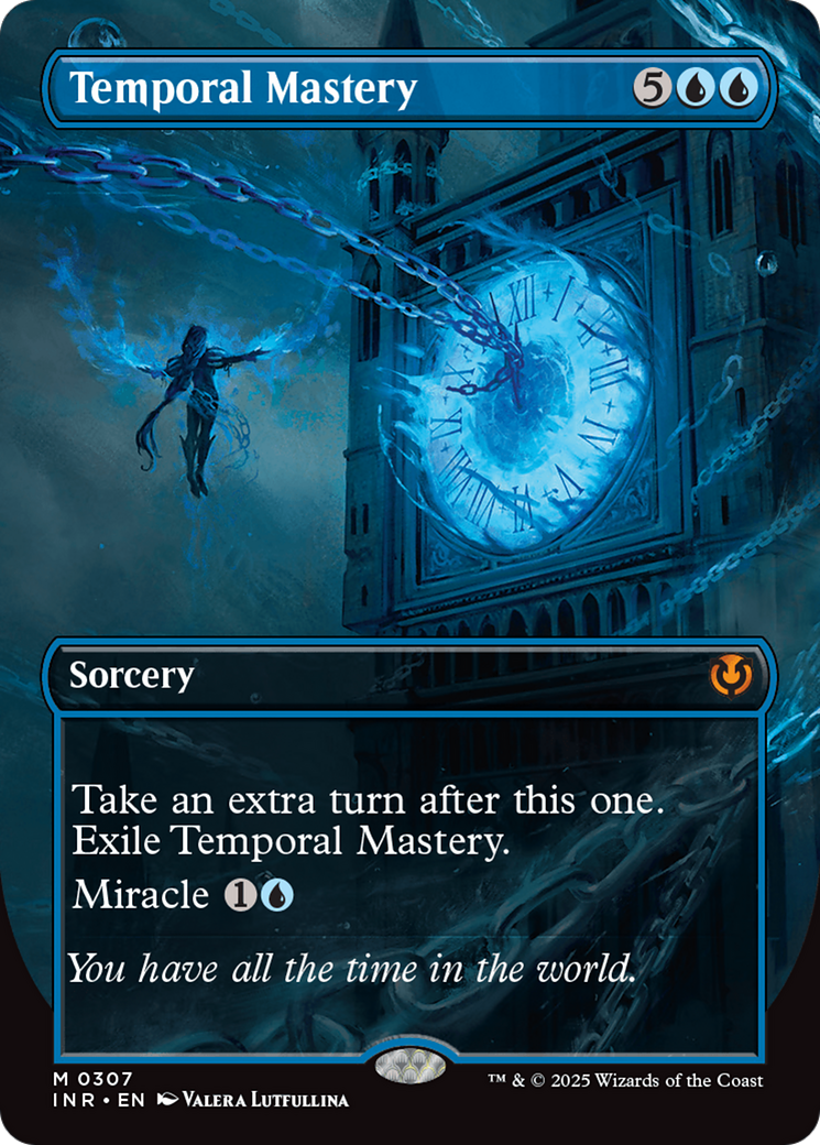 Temporal Mastery (Borderless) (INR-307) - Innistrad Remastered: (miracle) (Borderless) Foil