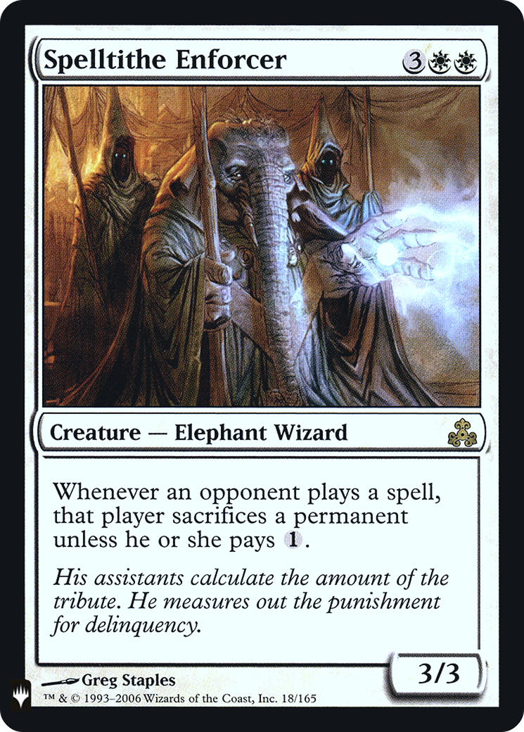 Spelltithe Enforcer (LIST-018) - The List Foil