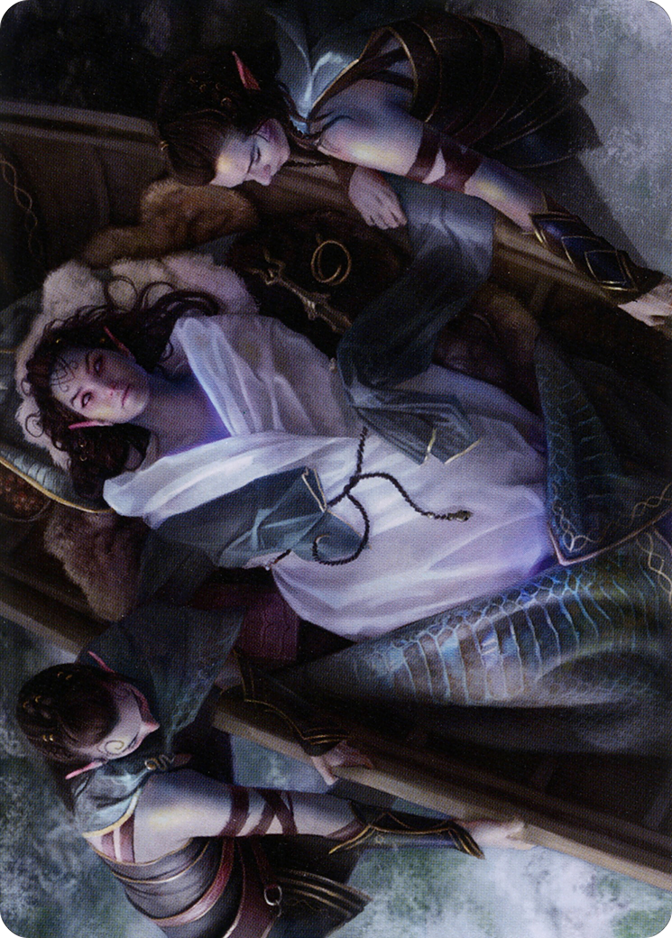 Return Upon the Tide // Return Upon the Tide (ASKHM-026) - Art Series: Kaldheim (Borderless) Foil