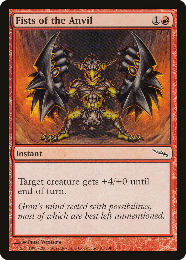 Fists of the Anvil (MRD-091) - Mirrodin Foil