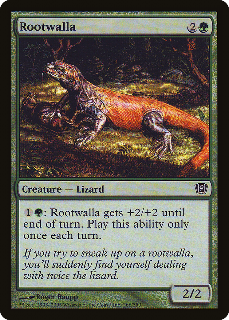 Rootwalla (9ED-268) - 9th Edition Foil