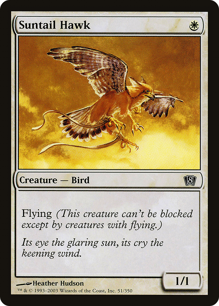 Suntail Hawk (8ED-051) - 8th Edition Foil
