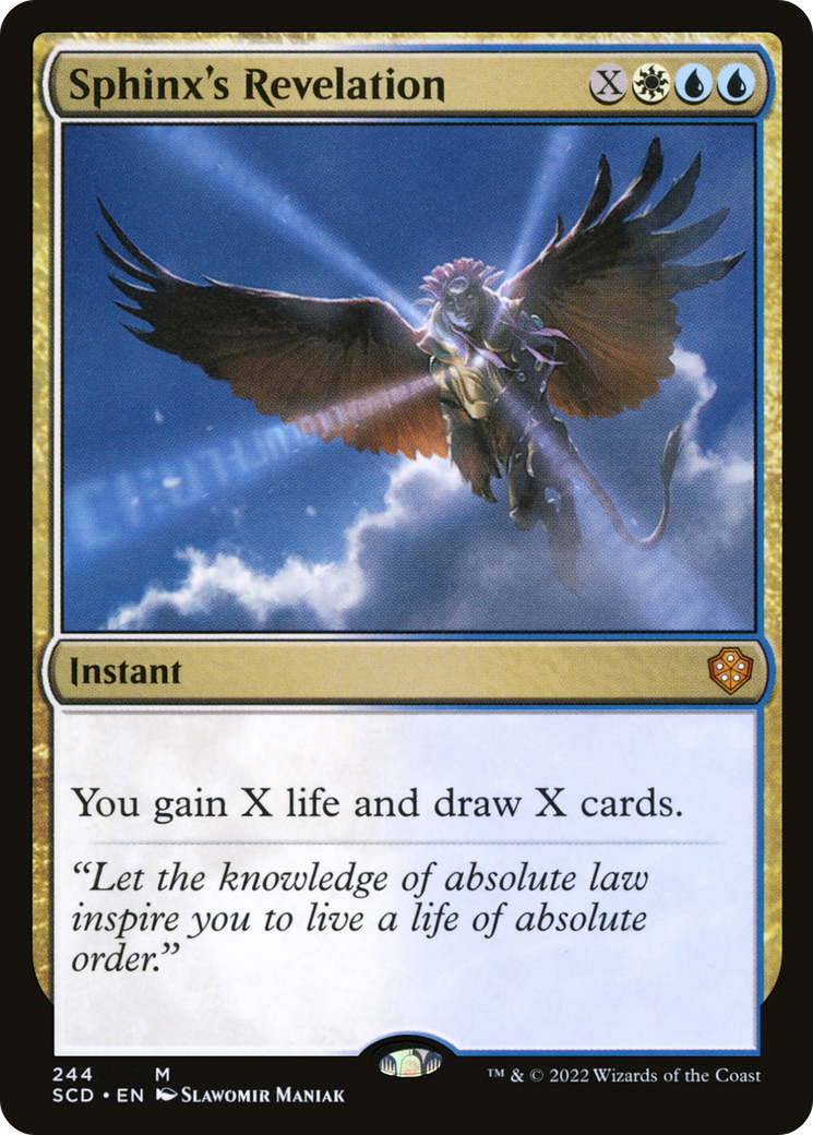 Sphinx's Revelation (SCD-244) - Starter Commander Decks