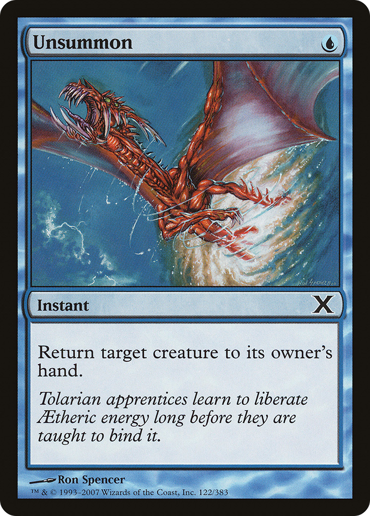 Unsummon (10E-122) - Tenth Edition