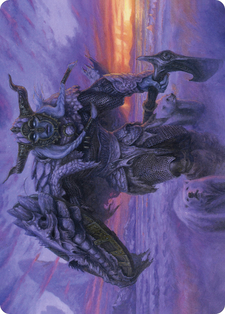Rimeshield Frost Giant // Frost Giant (AAFR-005) - Adventures in the Forgotten Realms Art Series (Borderless) Foil