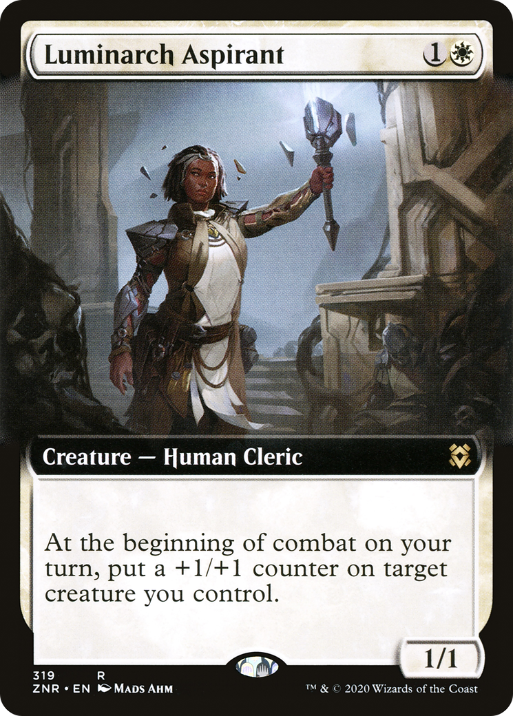 Luminarch Aspirant (Extended Art) (ZNR-319) - Zendikar Rising: (Extended Art)