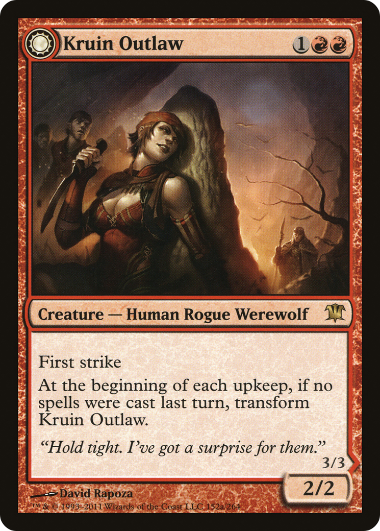 Kruin Outlaw (ISD-152) - Innistrad: (Double Faced Transform) Foil