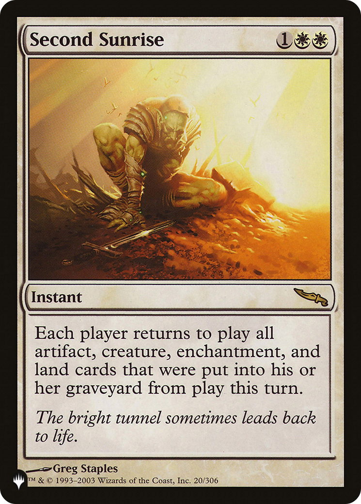 Second Sunrise (LIST-20/306) - The List