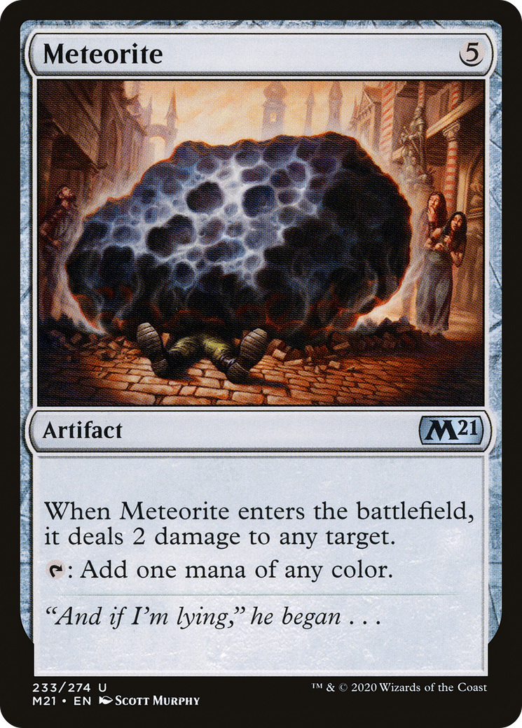 Meteorite (M21-233) - Core Set 2021 Foil