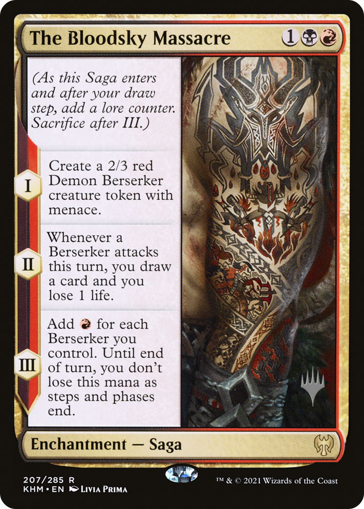 The Bloodsky Massacre (PPKHM-207P) - Kaldheim Promos