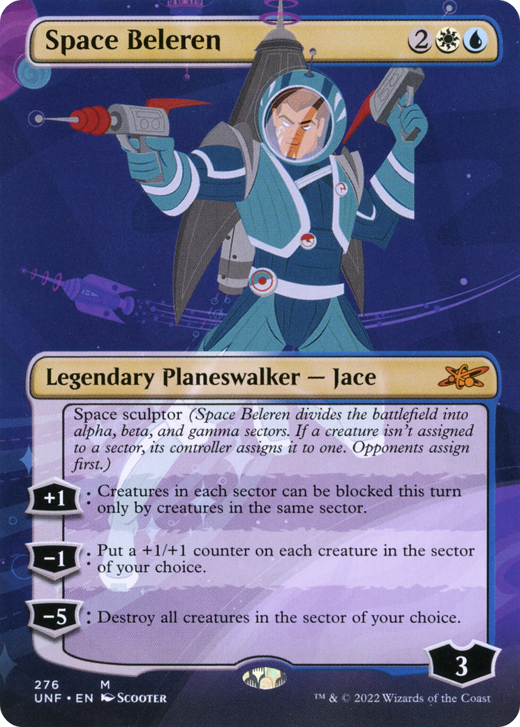 Space Beleren (Borderless) (UNF-276) - Unfinity (Borderless) Foil